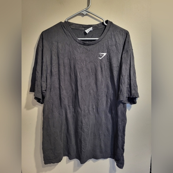 Gymshark Black Short Sleeve Tee, Size Large - Picture 1 of 5
